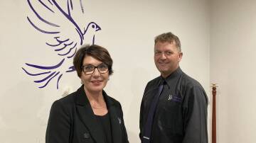 Griffith Regional Funeral Directors Jennifer Overs and Peter Woodward. Picture by Cai Holroyd