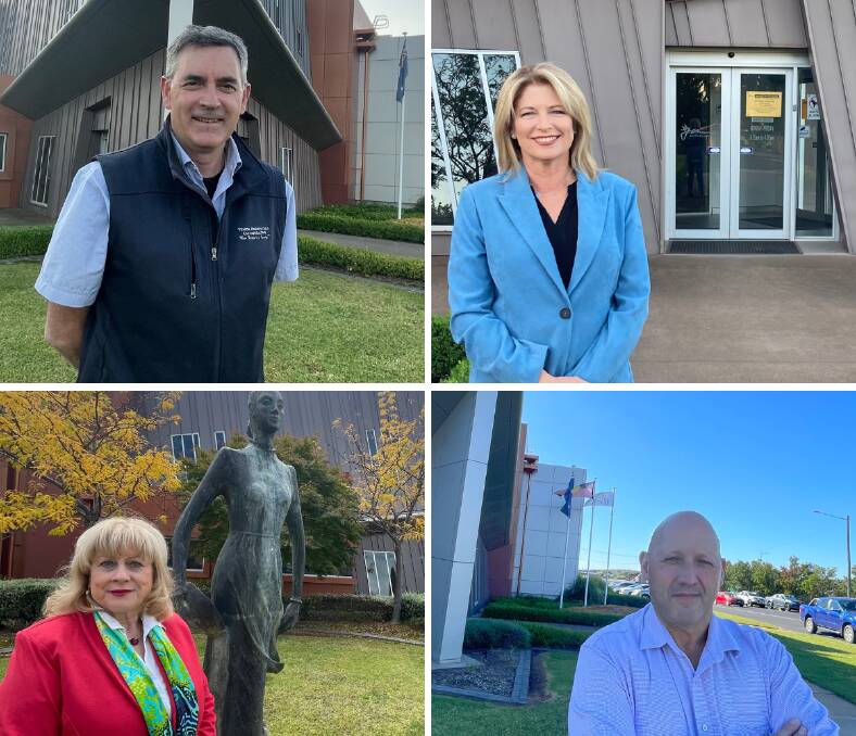 Griffith City councillors Laurie Testoni, Jenny Ellis, Anne Napoli and Chris Sutton have announced they will throw their hats back in the ring for the upcoming council elections.