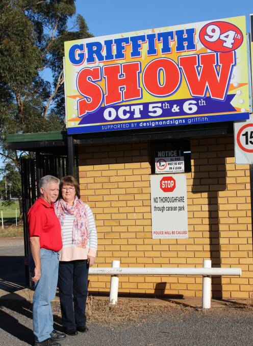 DISAPPOINTED: Denny Fachin and Juley Jackson are upset there will be no Griffith Show in 2015.