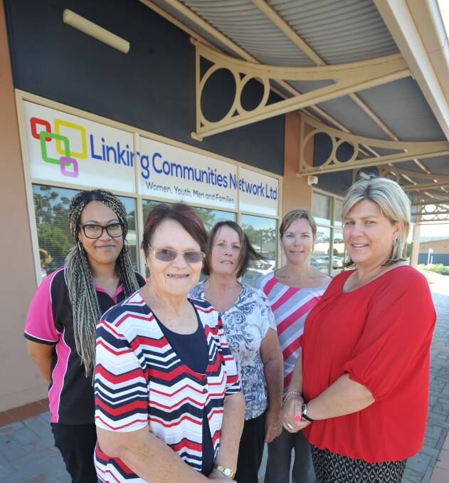 WELCOME BOOST: Juliana Misiloi, Yvonne Wilson, Sandra Bishop, Kirrilly Salvestro and Ann Jones are pleased with the funding boost. Picture: Anthony Stipo
