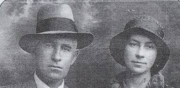 STALWART: Founder of The Area News PJ 'Jack' Slattery with his wife Renee, pictured in 1932.