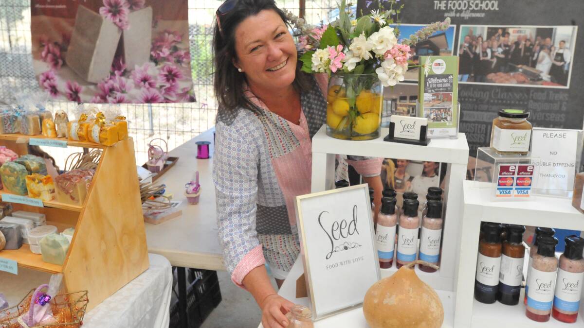 Jane Crichton from Seed Food with Love is all smiles at the event.