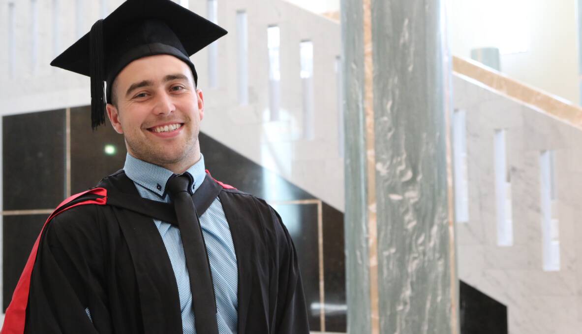 William Salvestrin graduated with a Bachelor of Commerce.