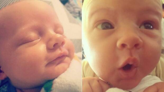 Baby Riley Hughes, four weeks, died from whooping cough at Princess Margaret Hospital.