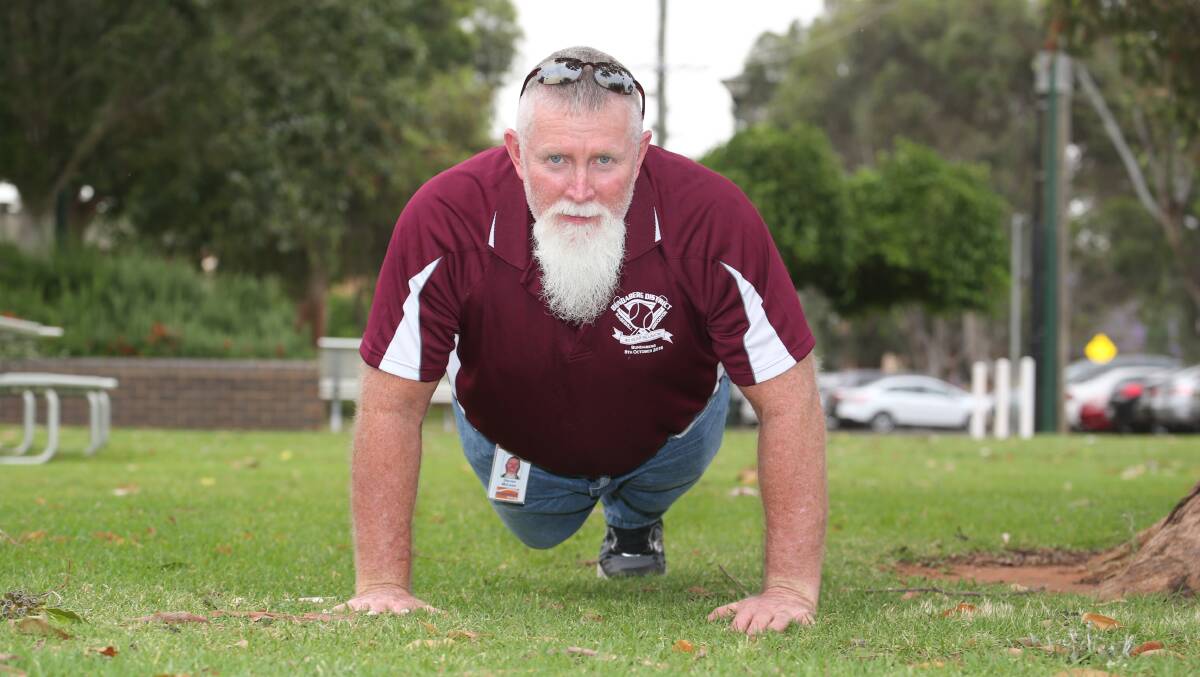 HEALTHY: Griffith weight loss champ Steve 'Bundy' McLean encourages residents to take advanage of a free weight-loss service.