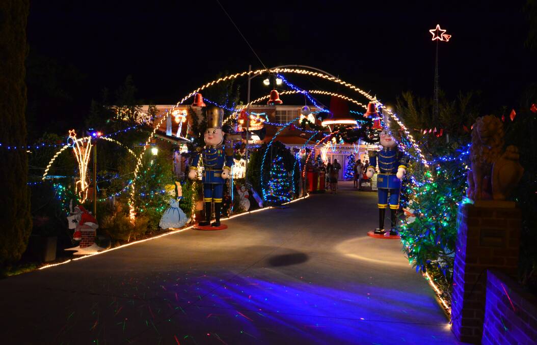 LIGHTS: Ray Pagano's home was a place of magic during Christmas for nearly 20 years, and he's encouraging Griffith locals to have a go this festive season.

