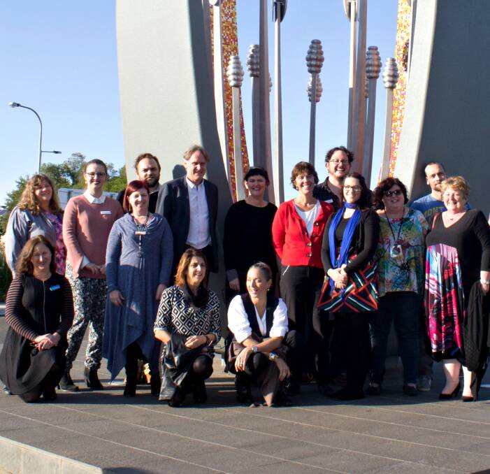 CREATE NSW: Organisers and attendees at Wednesday's arts project ideas clinic. Photo: Supplied