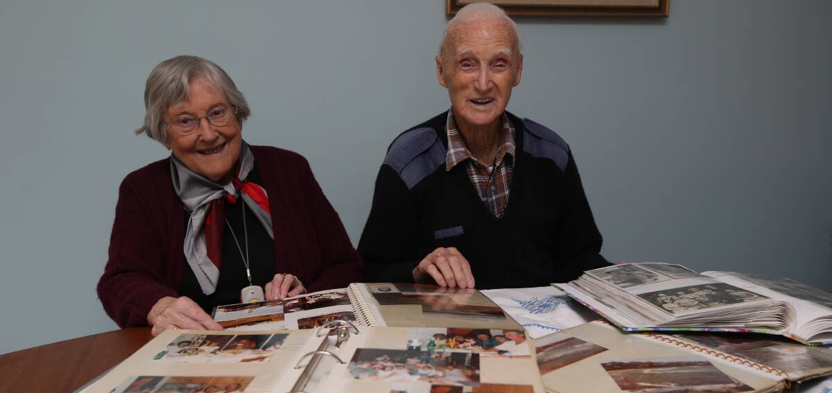HISTORY: Nancy Stacy and her husband Roy Stacy, a Freeman of the city of Griffith. Mr Stacy said it had been an honour to be recognised by his home. Picture: Anthony Stipo.