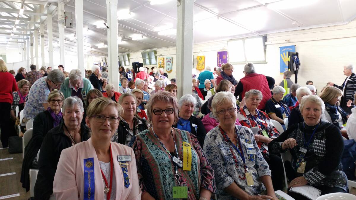 TIRELESS: Members of the Murrumbidgee Lachlan group at the CWA conference in Cowra, Group President Donna Robertson, Group Representative Tanya Jolly, Group Secretary Kerrie Brill and Group Treasurer, Dianne Peters.