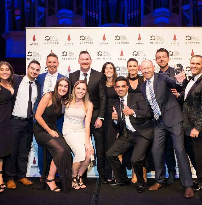EXCITED: The team at Griffith Real Estate were thrilled to win back to back awards.