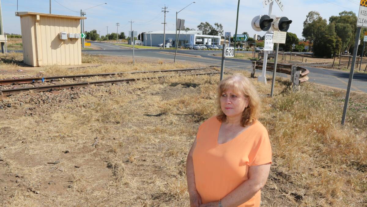 CLOSE CALL: Anne Napoli, who lives just around the corner from the intersection has seen too many accidents there over the years “the heartache is knowing it is still two or three years until we will see the traffic lights there.”