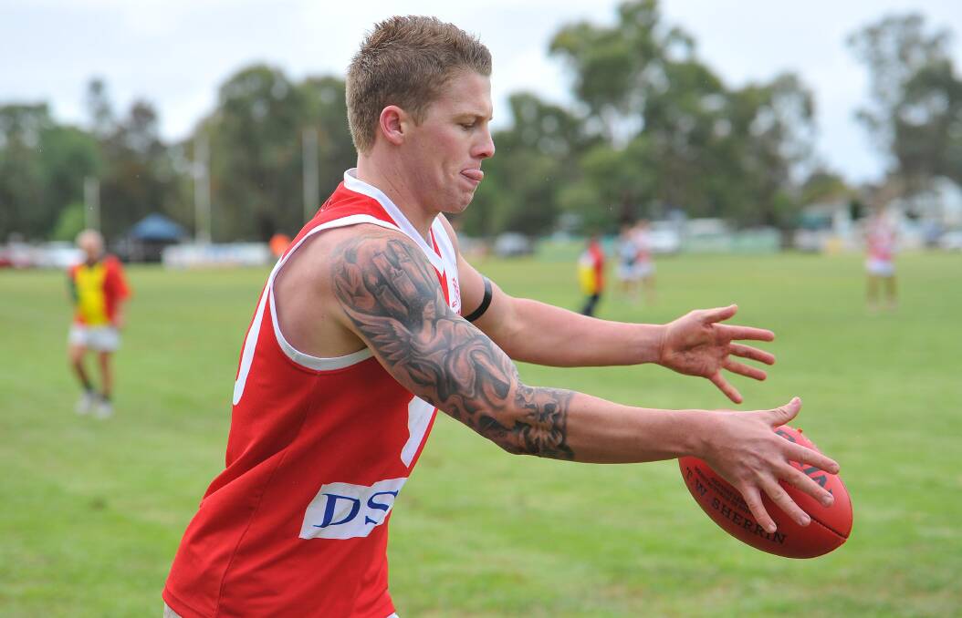 READY TO GO: Griffith recruit Brent Arho will have his first game for the Swans at Gumly Oval on Saturday. 