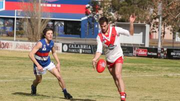 Coleambally have signed talented Griffith footballer Toby Blissett for the upcoming Farrer League season. Picture by Anthony Stipo