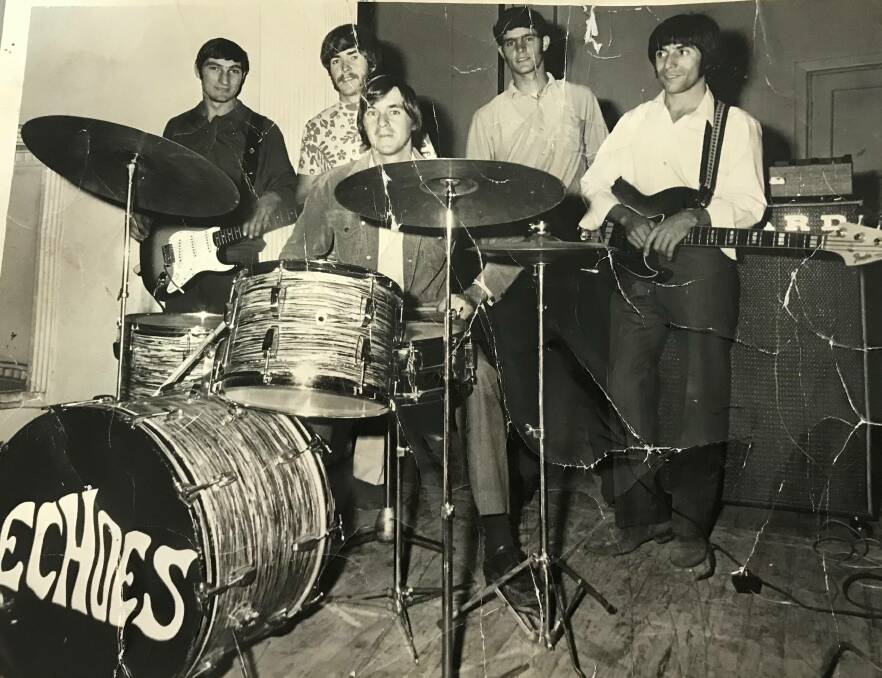 THE ECHOES: One of the original photos of the band. PHOTO: Supplied.