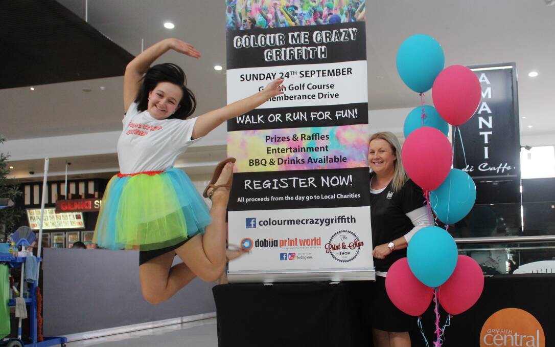 CRAZY FUN: Natasha Nancarrow and event organiser Michelle Parr are encouraging people to register early to be a part of the fun. PHOTO: Jacinta Dickins.