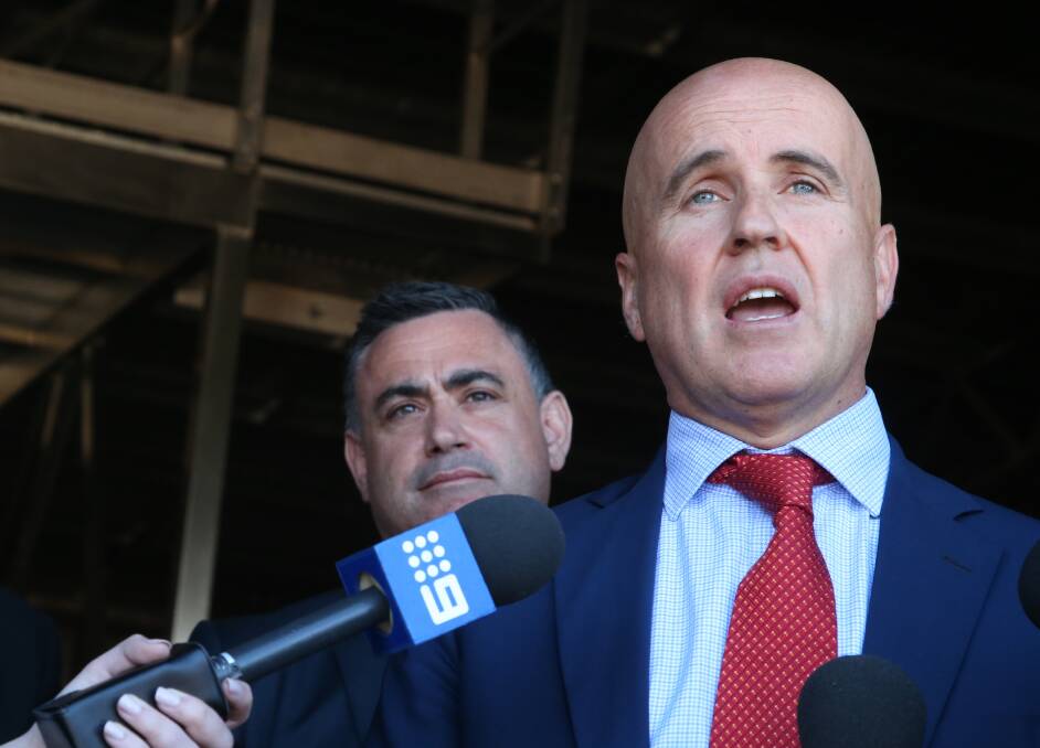 Questions remain: Member for Murray Adrian Piccoli urgers a positive outlook, and said the merger is “not about the grown ups, its not about the adults, it’s about the students." PHOTO: Anthony Stipo.