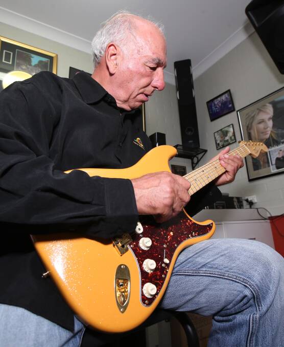 ROCK GOD: Pat Sergi steps aside as Griffith Musicians Club president, but rock and roll will forever pump through his veins. PHOTO: Anthony Stipo