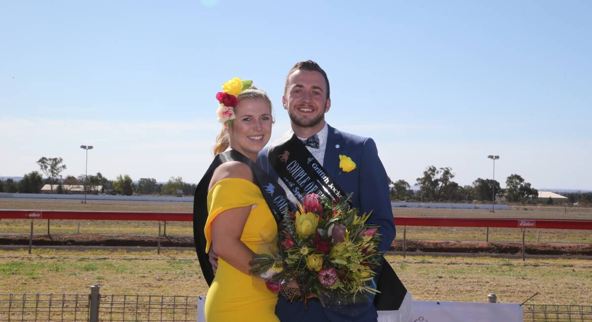 BEST DRESSED: 2017 Eacom Griffith Cup
Couple of the day Megan Beaudry and Sean BremnerV Photo: ANTHONY STIPO