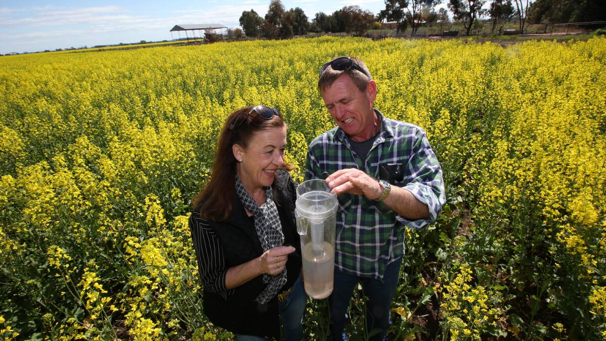 HOPEFUL: Murrami farmers, Debbie and Stuart Buller. Mrs Buller says the new report is "long overdue" and that farmers have been discussing such methods for decades. 