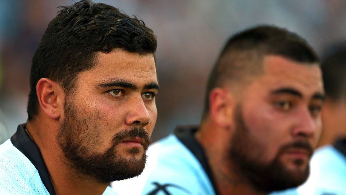 David and Andrew Fifita. Picture: Getty Images