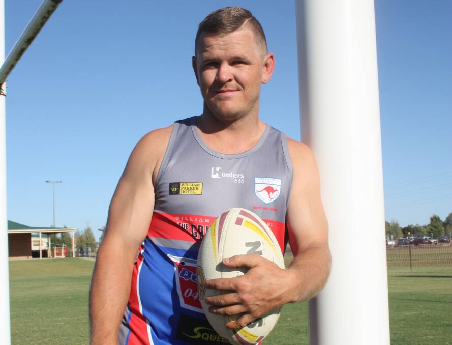 FIRST TEST: Ben Jeffery will lead Kangaroos for the first time when the Wagga club competes in the West Wyalong Knockout this weekend. Picture: Courtney Rees