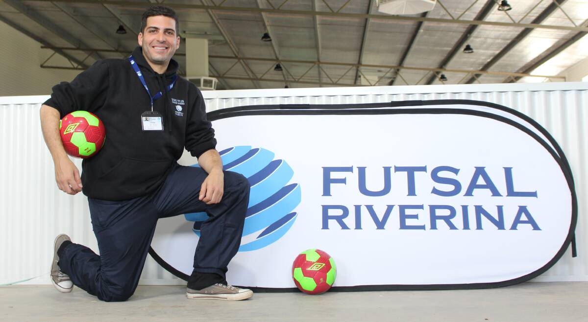 GEARING UP: Rocky Marando is excited about the upcoming futsal season in Griffith. Picture: Ben Jaffrey