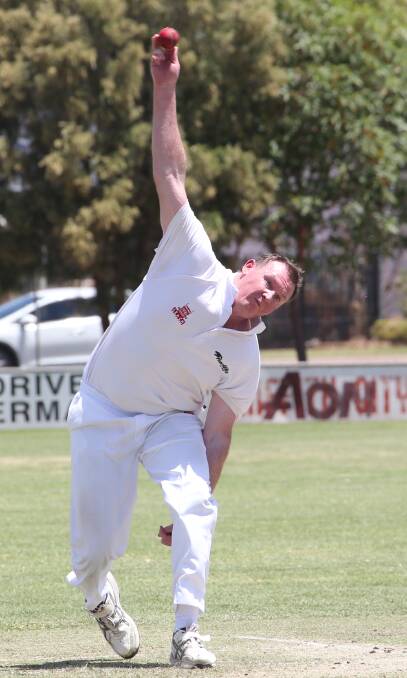 WELL POISED: Leagues Club's Paul Plummer is happy with his team's position in GDCA first grade. PHOTO: Anthony Stipo