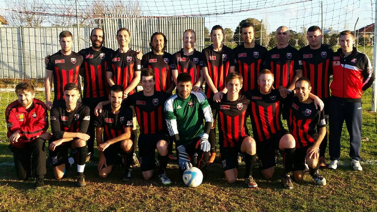 The Leeton United reserve grade team.