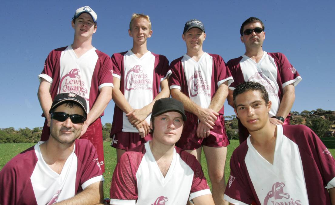HONOUR: Tony Calabria, pictured bottom right in 2006, will officiate at the 2017 Youth Trans Tasman (YTT) Series in Auckland, New Zealand.