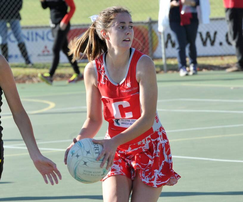 SOLID OUTING: Fresh from representative duties, Renae Larkin was one of Griffith's best in A grade on Sunday. Picture: Anthony Stipo