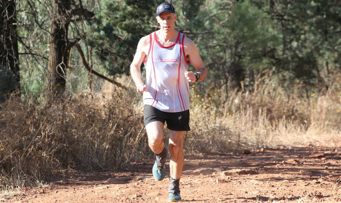 Matthew Ross navigates his way through last week's run.