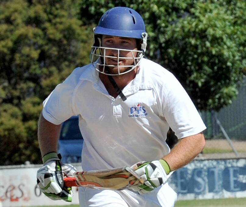IN CHARGE: Phil Burge will lead Exies in the final weeks of the Griffith District Cricket Association first grade competition. Picture: Anthony Stipo