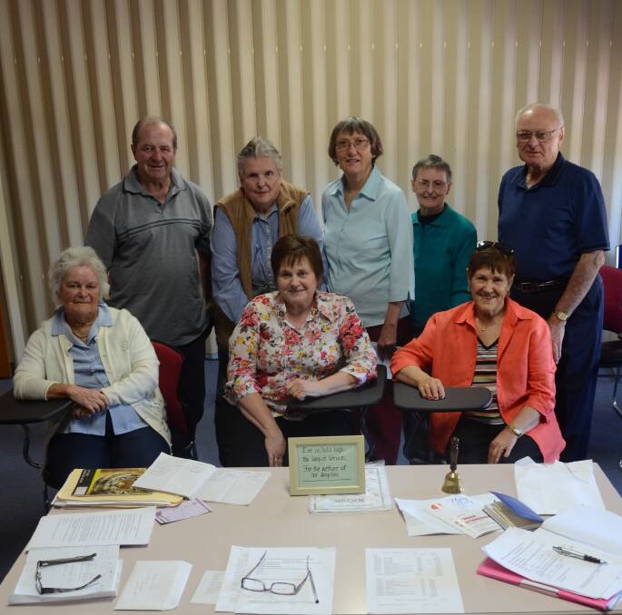 MUCH NEEDED SERVICE: Members of the United Hospitals Auxiliary Griffith Branch at a recent meeting. 