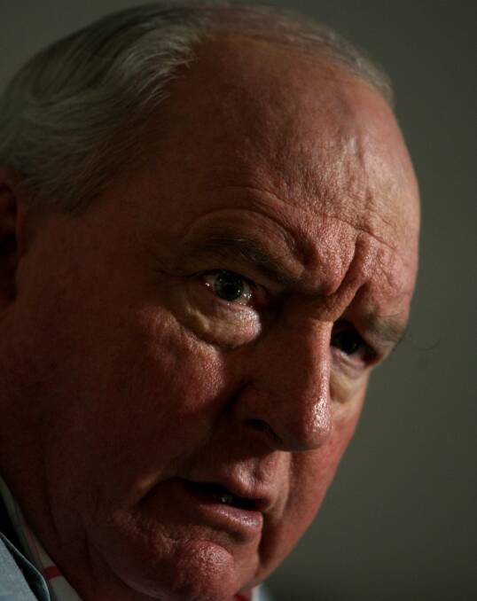 ANGRY: Talkback-radio host Alan Jones has come out swinging against the Murray-Darling Basin Plan, calling for it to be ripped up. Picture: Fairfax Media.