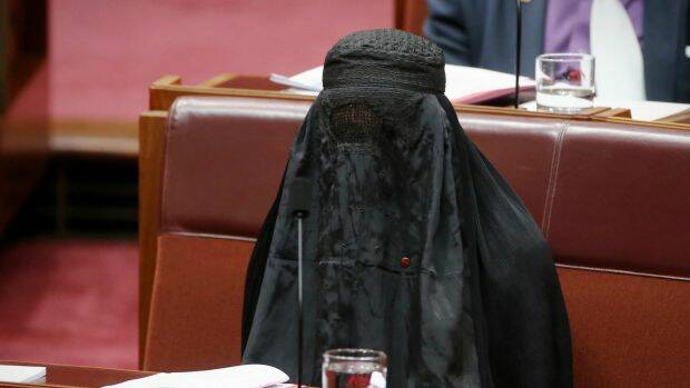 BURQA: Yvonne Rance believes Pauline Hanson should be applauded for her stance in Parliament recently.