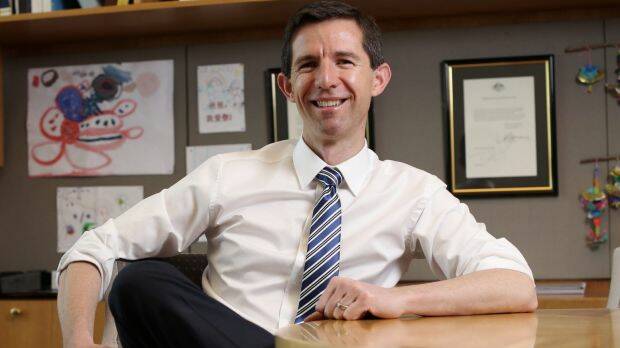 PLANS: Education Minister Simon Birmingham wants to introduce national testing for all year one students.
