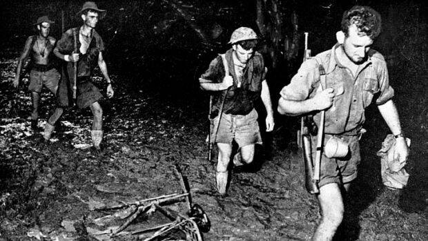 KOKODA: Australian troops in Papua New Guinea during World War II.
