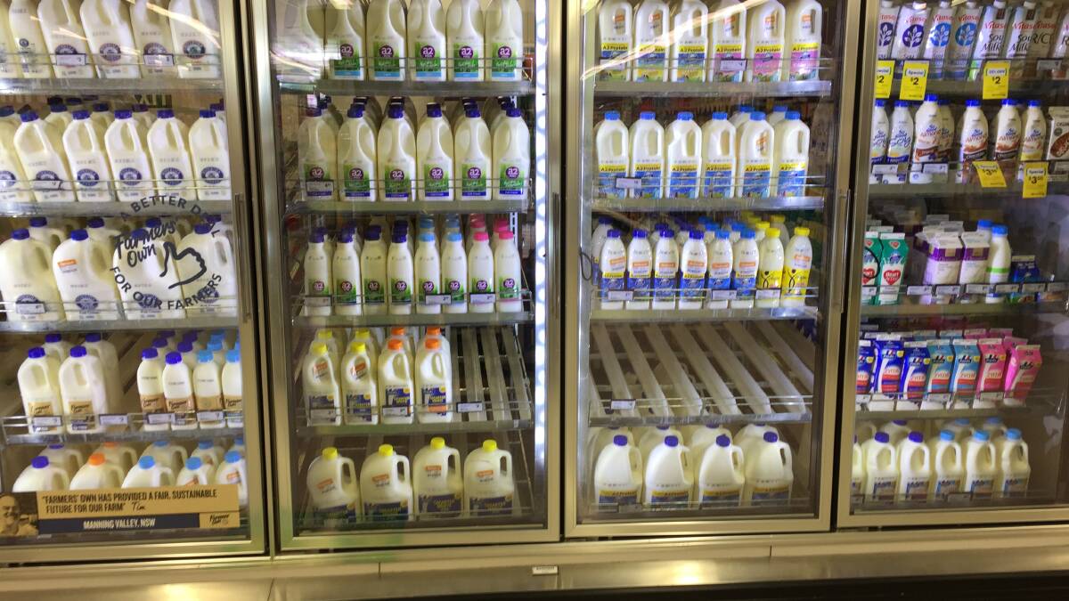 TOO MUCH: If you are anything like me, you would look at the milk section of the supermarket and instantly become overwhelmed.