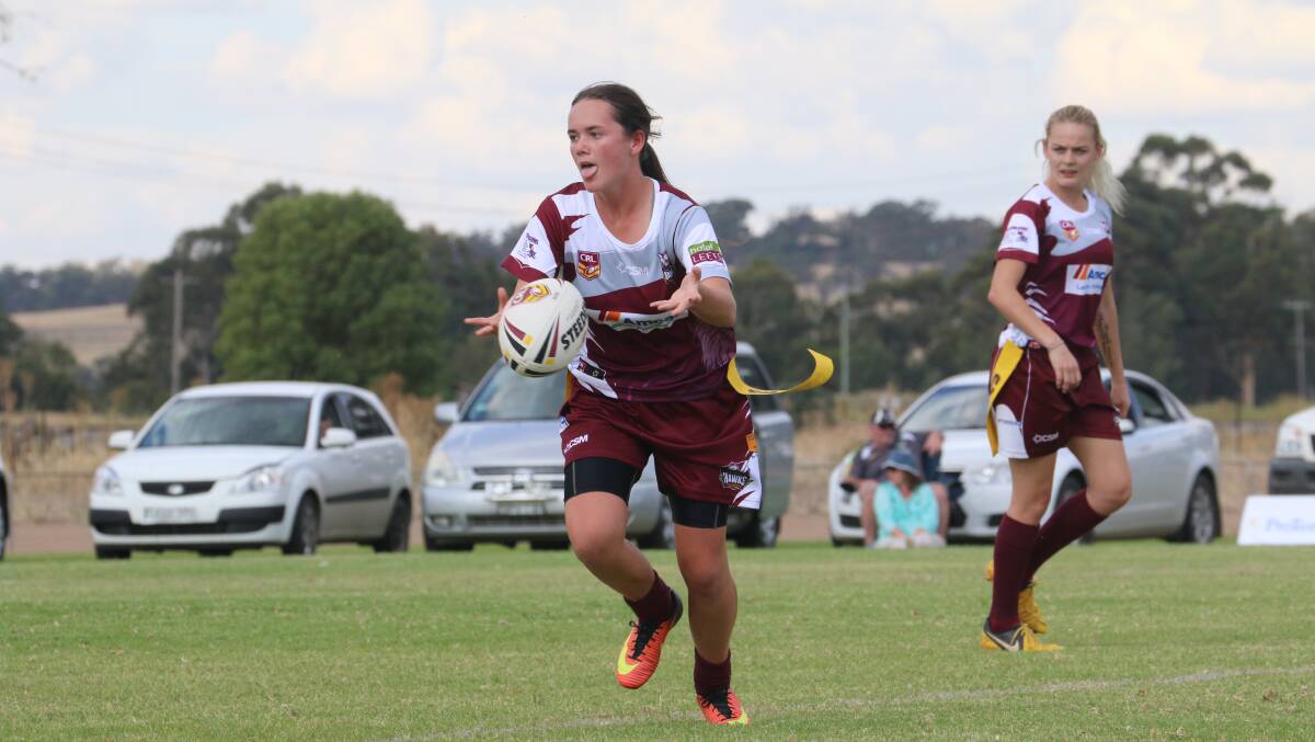 Tess Staines scored five tries in Yanco's dominant performance over Darlington Point Coleambally