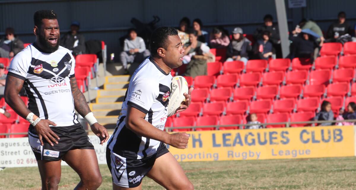 ONE OF THE BEST: Black and Whites Andrew Lavaka was singled out by coach Craig Morriss for his leadership during the game. PHOTO: Anthony Stipo