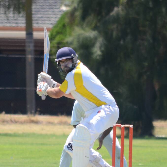 WELL PLAYED: Griffith captain Haydn Pascoe finished the O'Farrell Cup clash against West Wyalong unbeaten on 49 as his side came away with a seven-wicket win. PHOTO: Liam Warren
