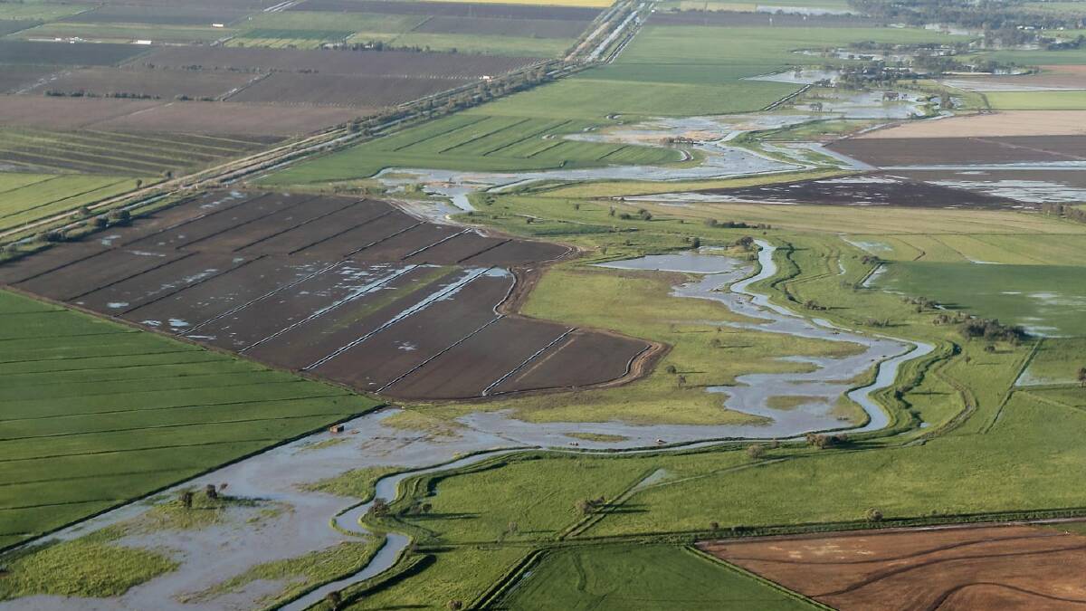 Aerial shots showing the extent of the Mirrool Creek flooding event. Pictures: Supplied