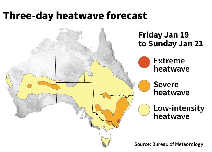 Severe heatwave headed for Sydney and eastern NSW, with more days in the 40s likely