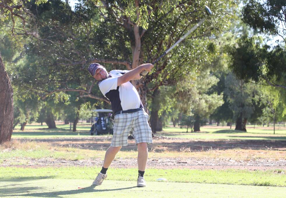 RUNNER-UP: Brad Lemon came in second with 38 points during the A grade round, carding 11 pars on a countback. Picture: Anthony Stipo