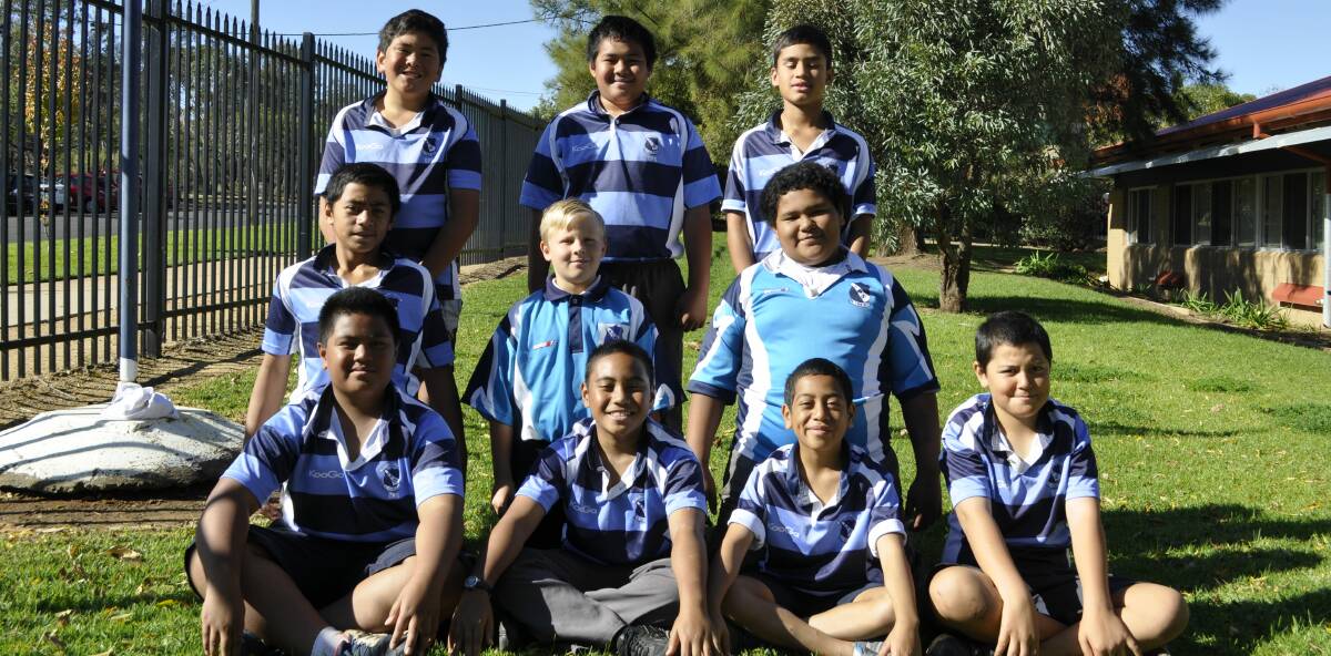 VICTORY: Griffith Public School's rugby union team won the McTaggart Cup.