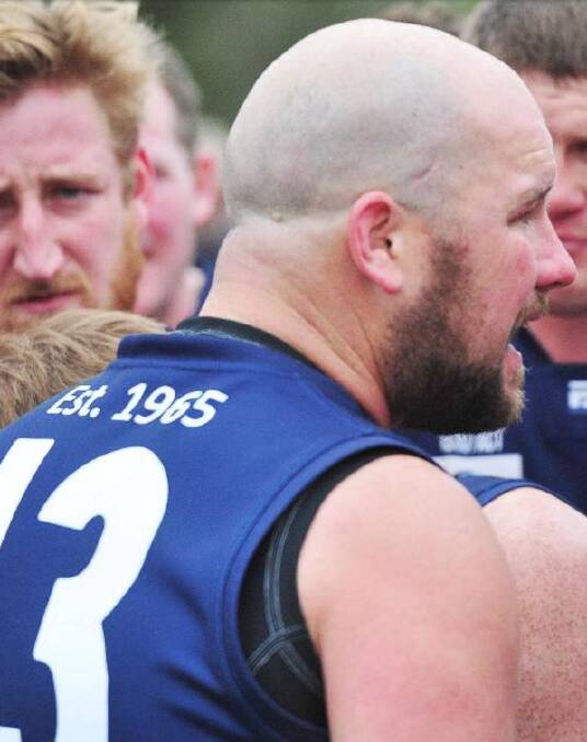 TRUE BLUE: Former Coleambally coach Mitch Carroll has re-signed with the Farrer League club as a player for 2016.