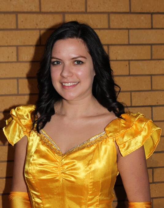 BELLE OF THE BALL: Science teacher Simone Crossley is looking forward to opening night of the show.