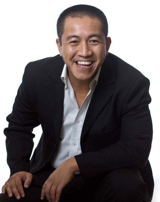 READY FOR GRIFFITH: Anh Do is looking forward to bringing his show to town tonight. He will perform at the Griffith Regional Theatre.