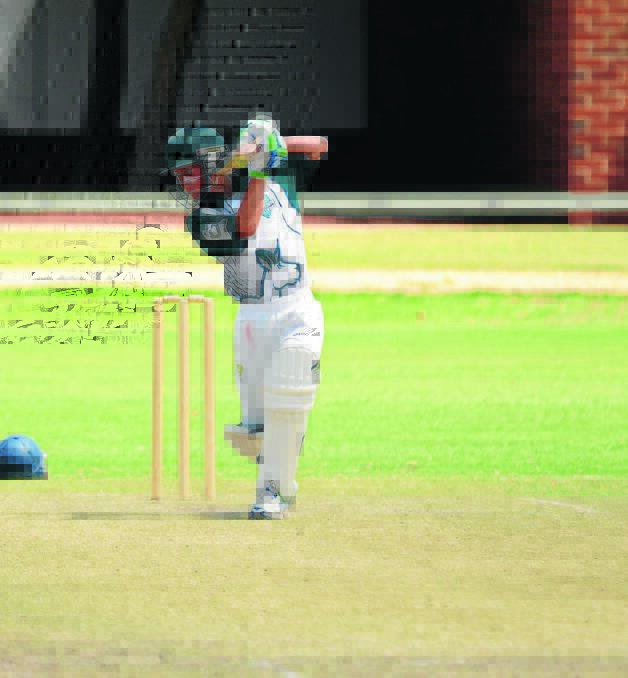 BIG PERFORMANCE: Coro junior Dean Bennett scores runs for Western-Riverina at the under 13 state challenge in Dubbo. Picture: Belinda Soole Daily Liberal