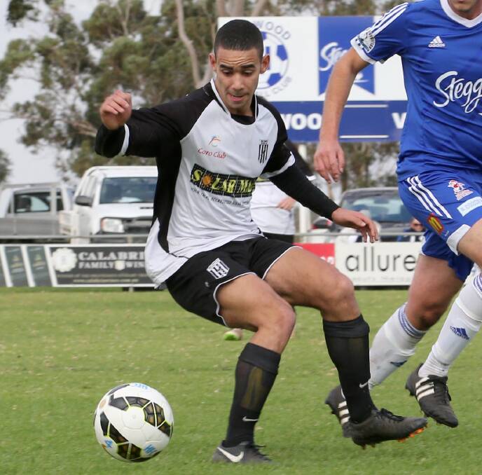 BEST IN THE BUSINESS: West Griffith's Karim Moursi has been crowned the Griffith District Football Association's best and fairest player for 2015. Picture: Anthony Stipo
